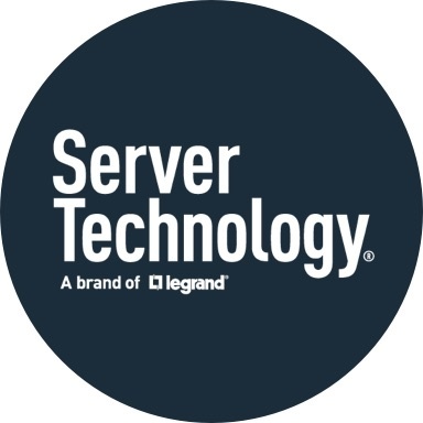 Server Technology logo with navy blue background